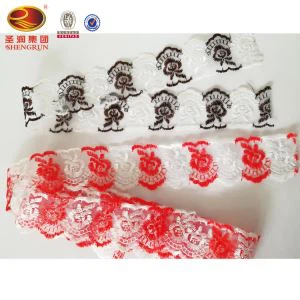 To'y libosi uchun organza trimming dantelli kelin to'r